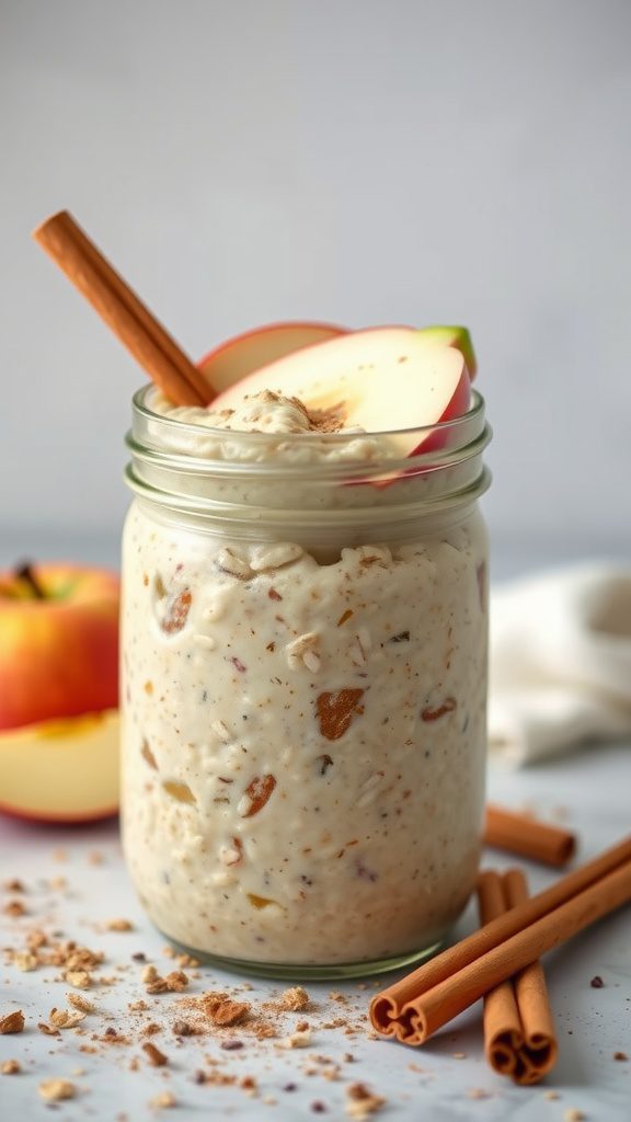 apple cinnamon overnight oats