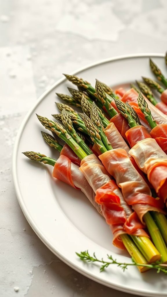 asparagus wrapped in prosciutto