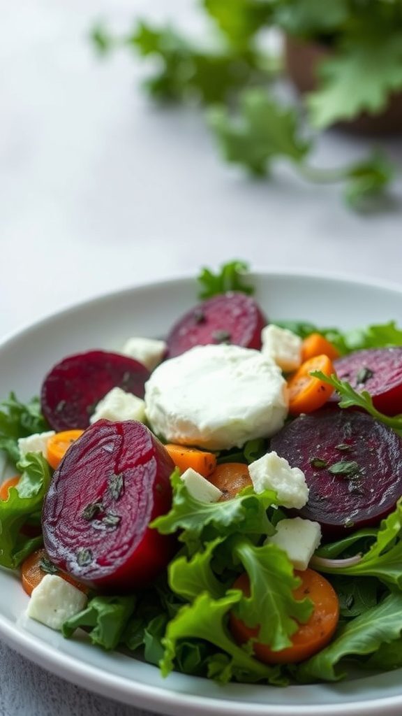 beet and goat cheese salad beet and goat cheese salad