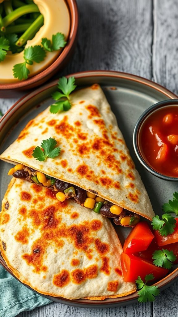 black bean and corn quesadillas black bean and corn quesadillas