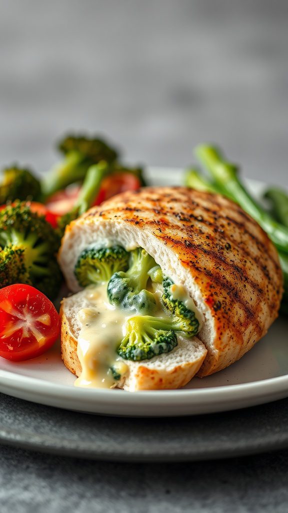 broccoli stuffed chicken breast