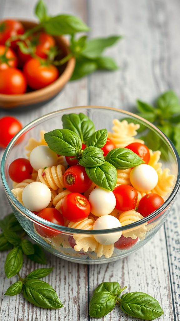 caprese pasta salad 2 caprese pasta salad 2