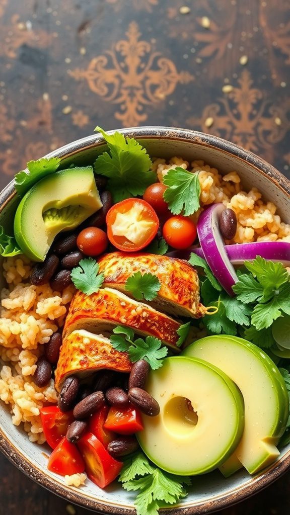 chipotle chicken burrito bowls chipotle chicken burrito bowls