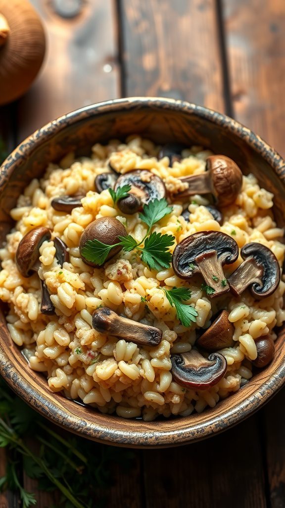 creamy mushroom risotto 2 creamy mushroom risotto 2