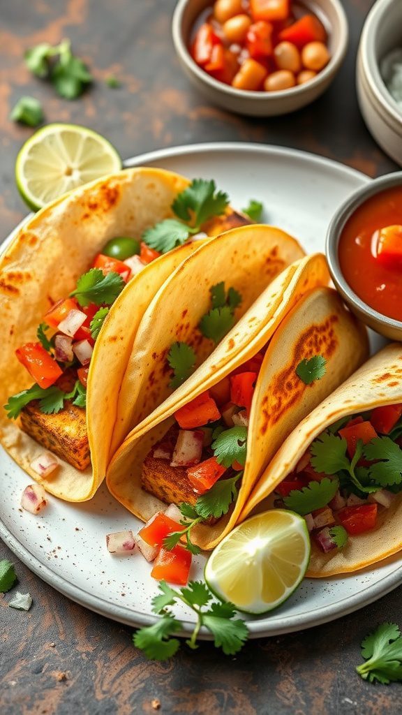crispy baked tofu tacos crispy baked tofu tacos