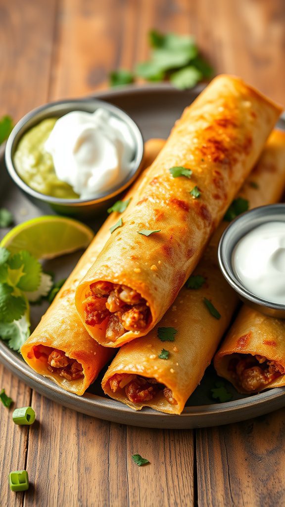 crispy chicken taquitos crispy chicken taquitos