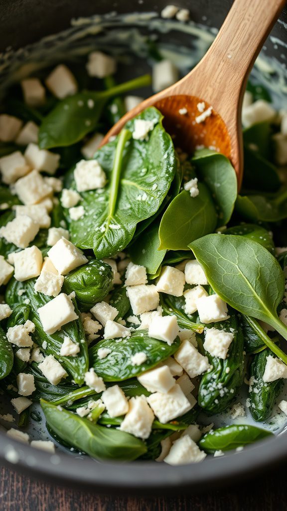 flavorful spinach and cheese filling flavorful spinach and cheese filling