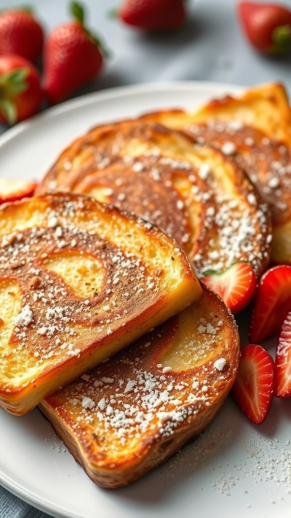 french toast with cinnamon sugar