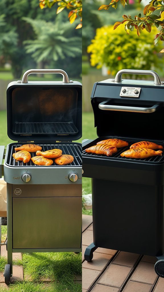 grilling methods charcoal vs gas