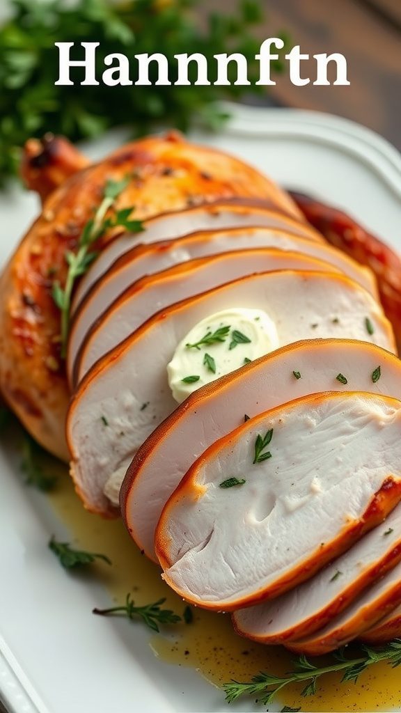 herb butter roasted turkey breast herb butter roasted turkey breast