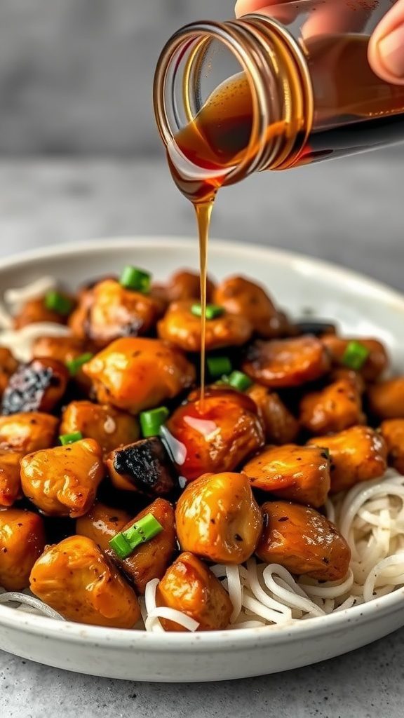 honey sesame drizzle