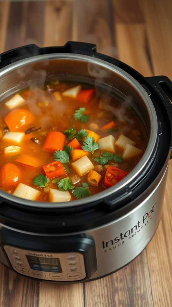 instant pot vegetable soup