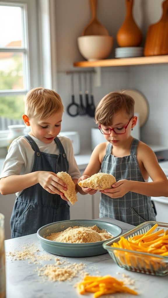 involving kids in cooking process