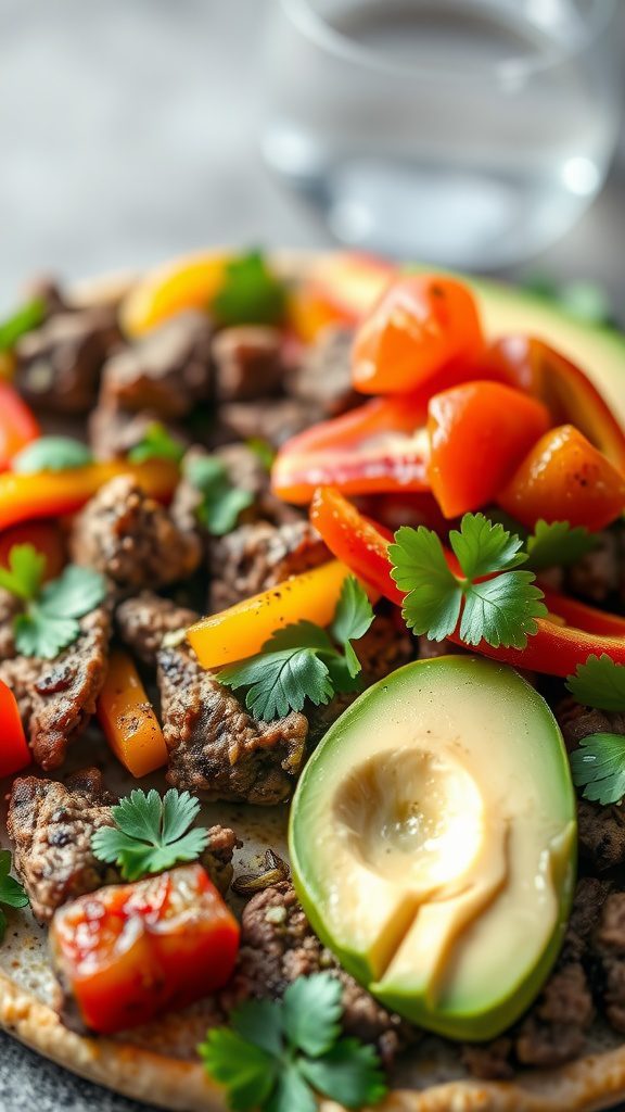 lean ground beef taco skillet