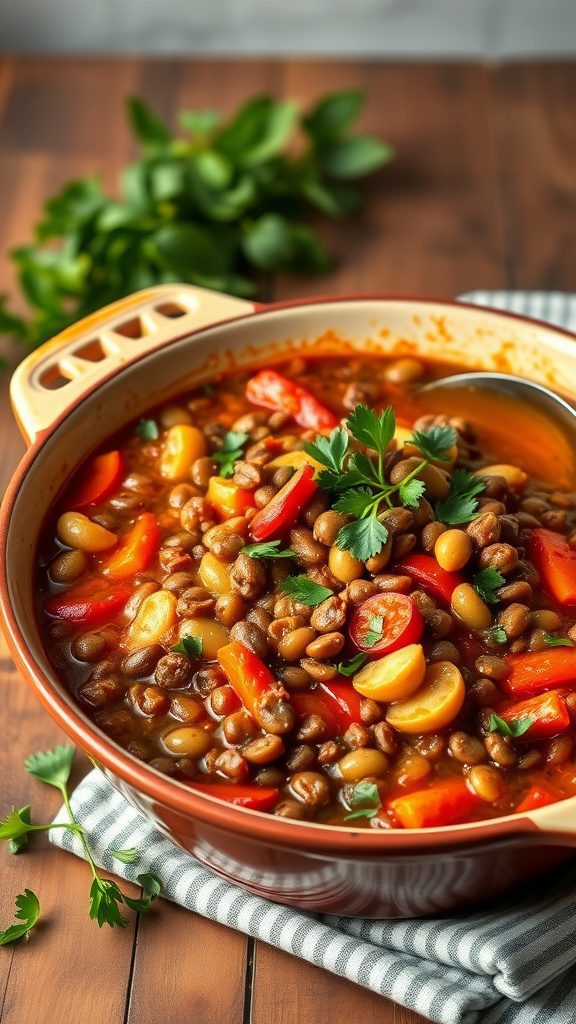 lentil and vegetable casserole lentil and vegetable casserole