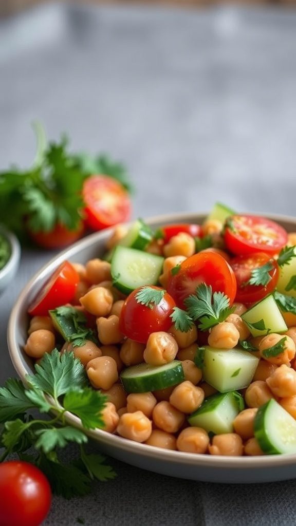 mediterranean chickpea salad 3