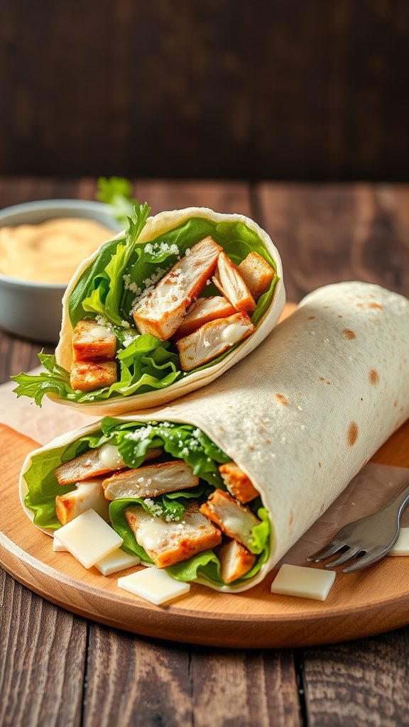 minute crispy chicken caesar tortilla wrap minute crispy chicken caesar tortilla wrap