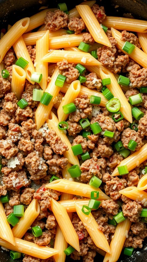 one pan ranch pasta with ground beef one pan ranch pasta with ground beef