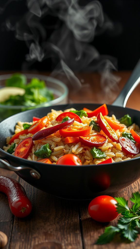orzo stir fry with fresh vegetables orzo stir fry with fresh vegetables