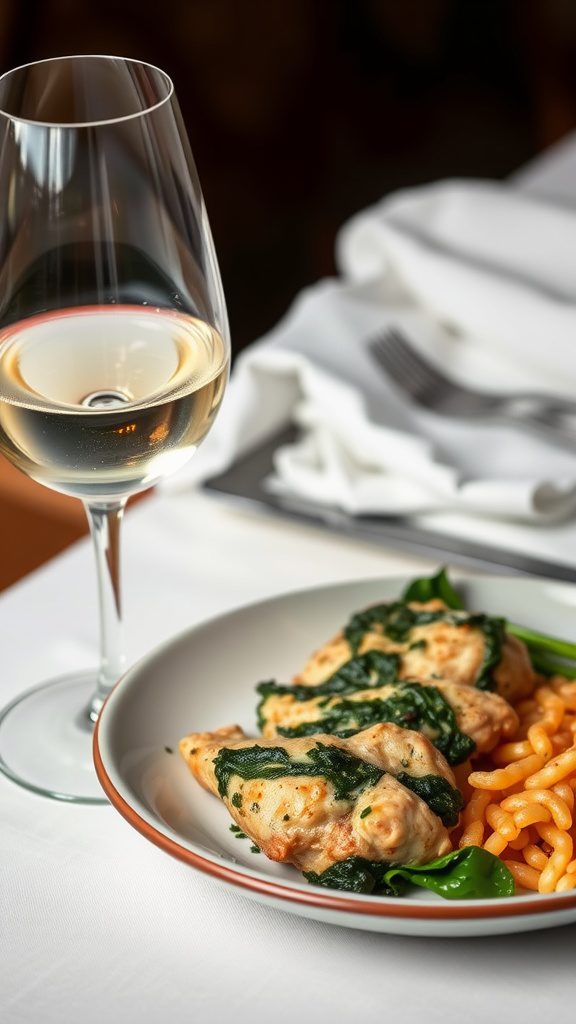 pairing wine with spinach stuffed chicken pairing wine with spinach stuffed chicken