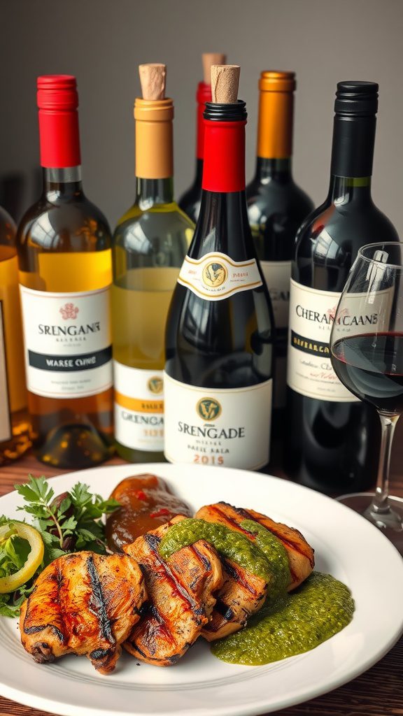 pairing wines with peruvian grilled chicken