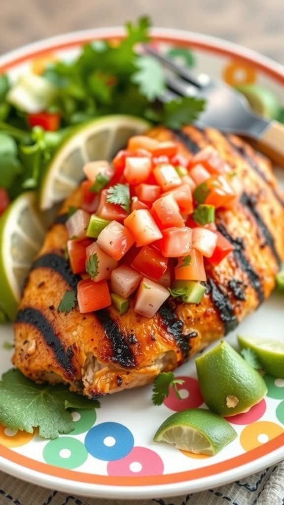 pico de gallo and grilled chicken pico de gallo and grilled chicken