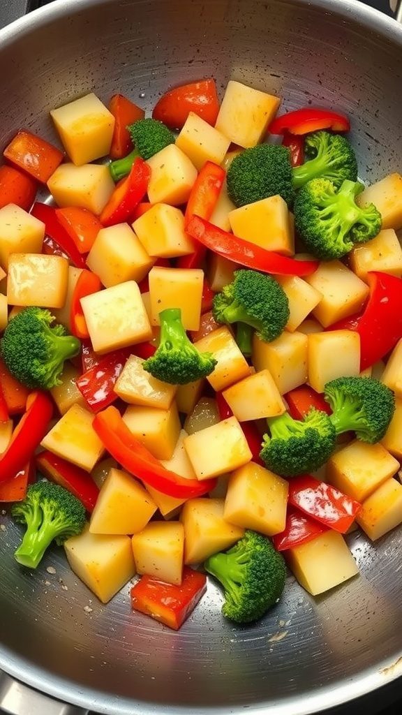 potato and vegetable stir fry potato and vegetable stir fry