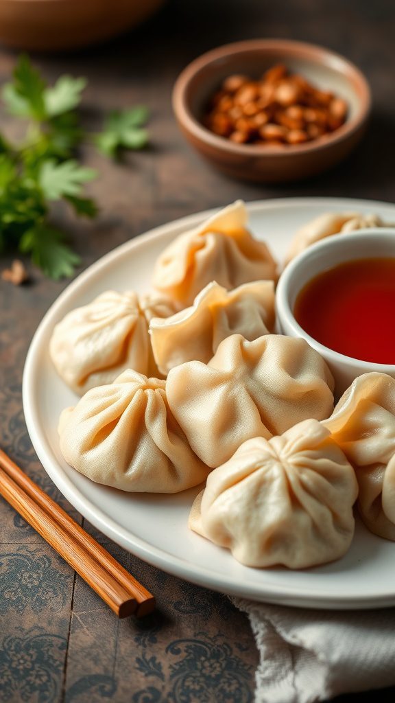 quick pork dumplings
