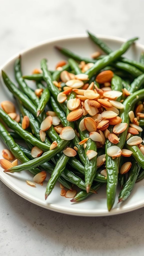 saut%c3%a9ed garlic green beans