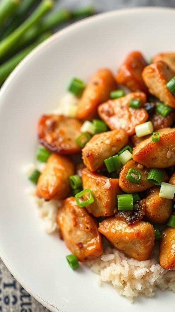 savory green onions topping