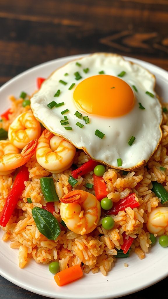 simple shrimp fried rice 1
