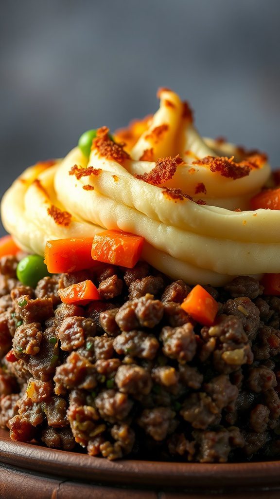 slow cooker shepherds pie with ground beef