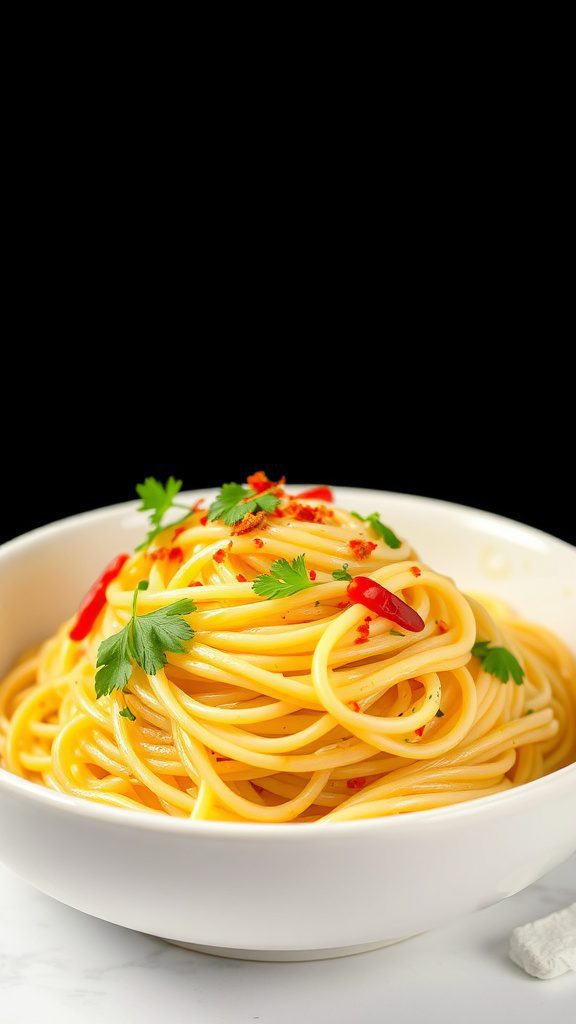 spaghetti aglio e olio 1 spaghetti aglio e olio 1