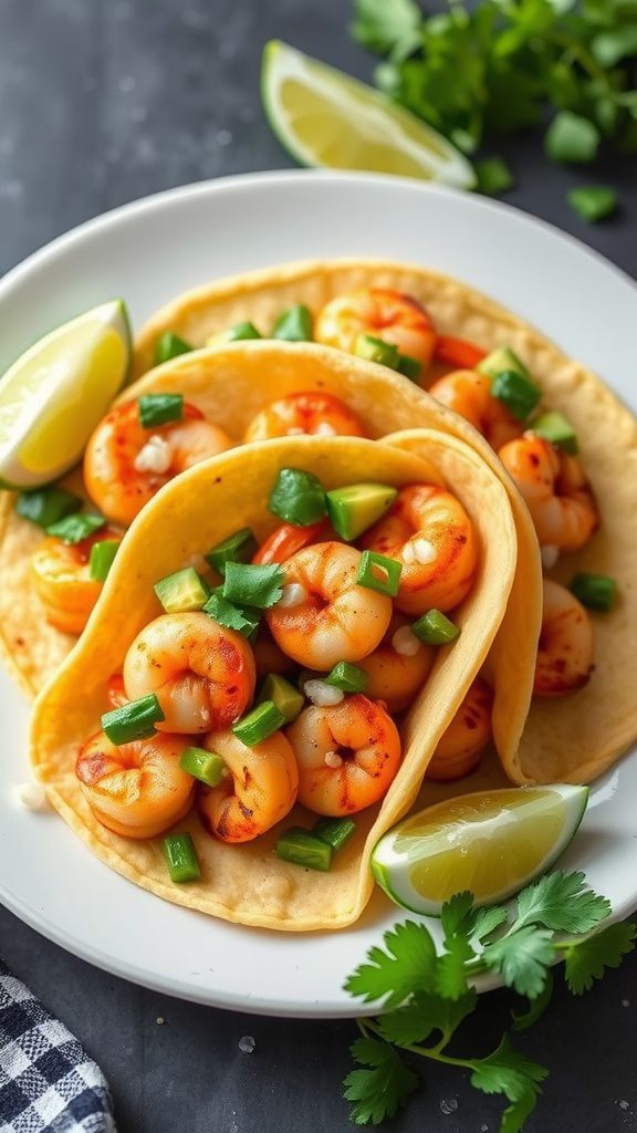spicy shrimp tacos with avocado salsa 3 spicy shrimp tacos with avocado salsa 3