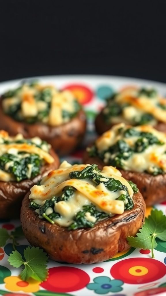 stuffed portobello mushrooms