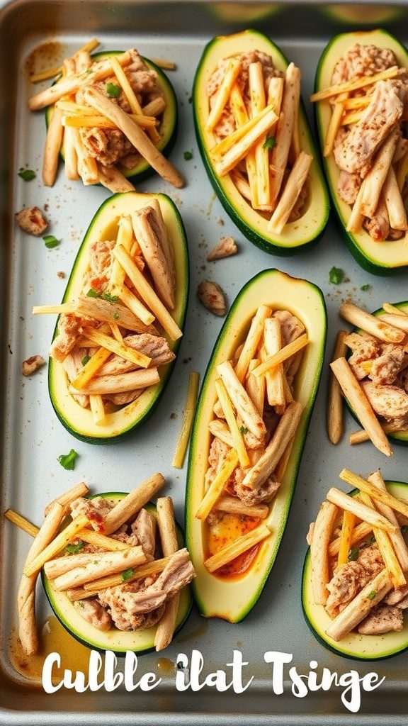 stuffed turkey zucchini boats stuffed turkey zucchini boats