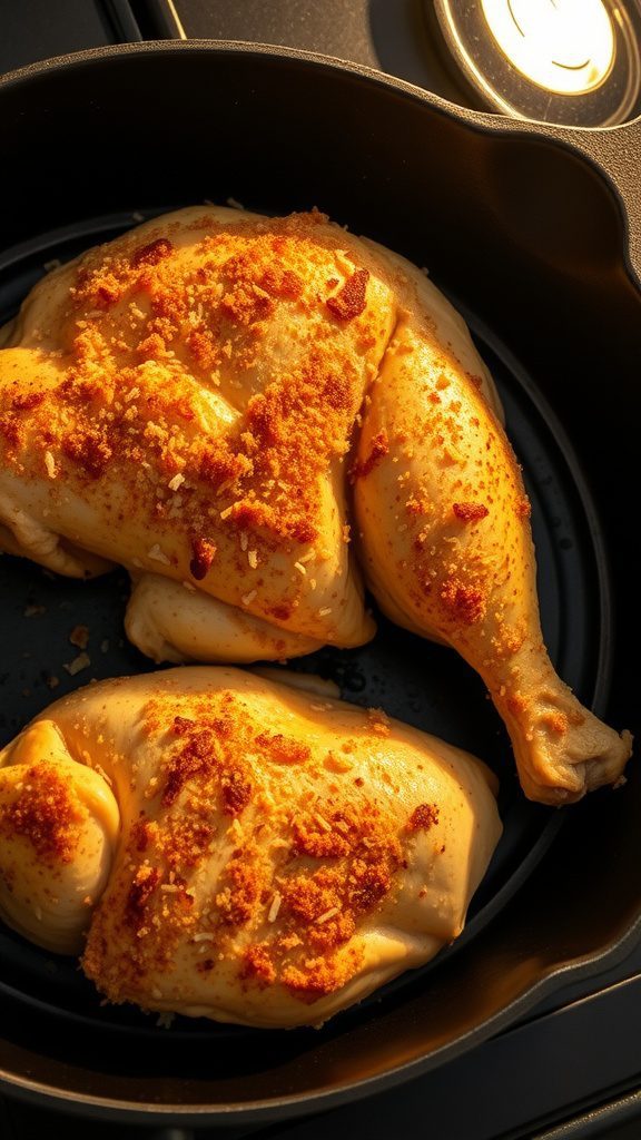 using a cast iron pan for extra flavor