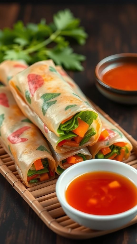 vegetable spring rolls