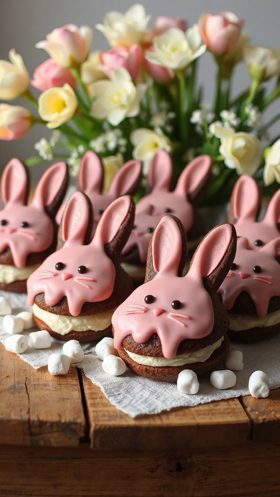adorable bunny shaped desserts