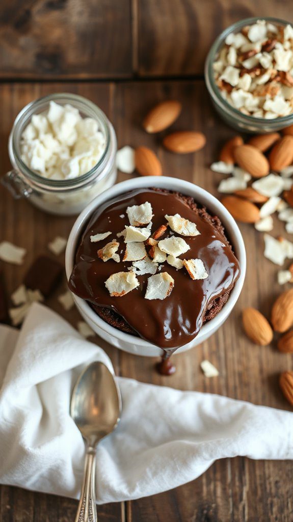 almond joy themed dessert