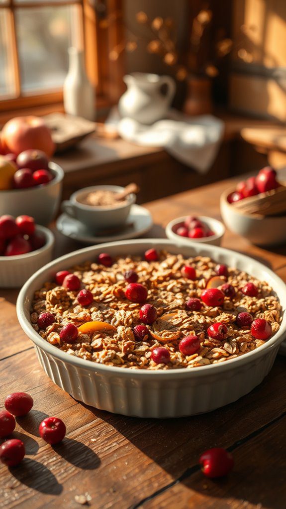 apple cranberry oatmeal bake apple cranberry oatmeal bake