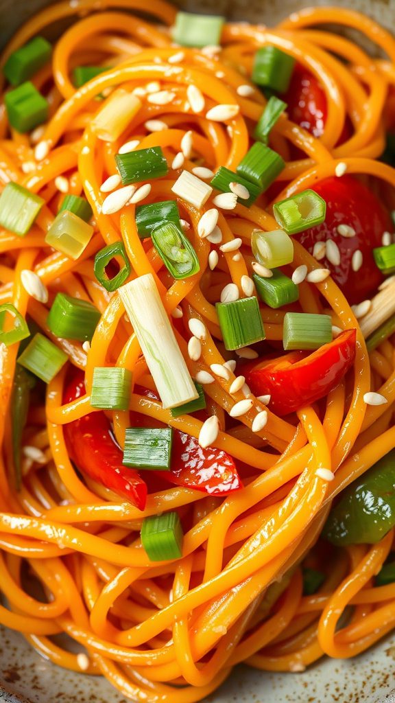 apricot ginger noodle dish