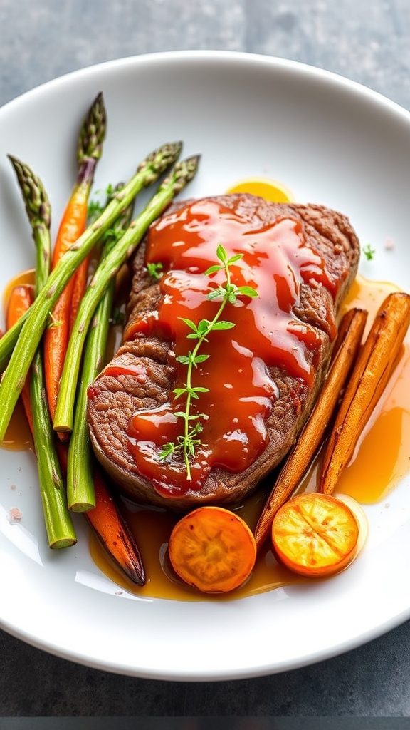apricot glazed beef recipe
