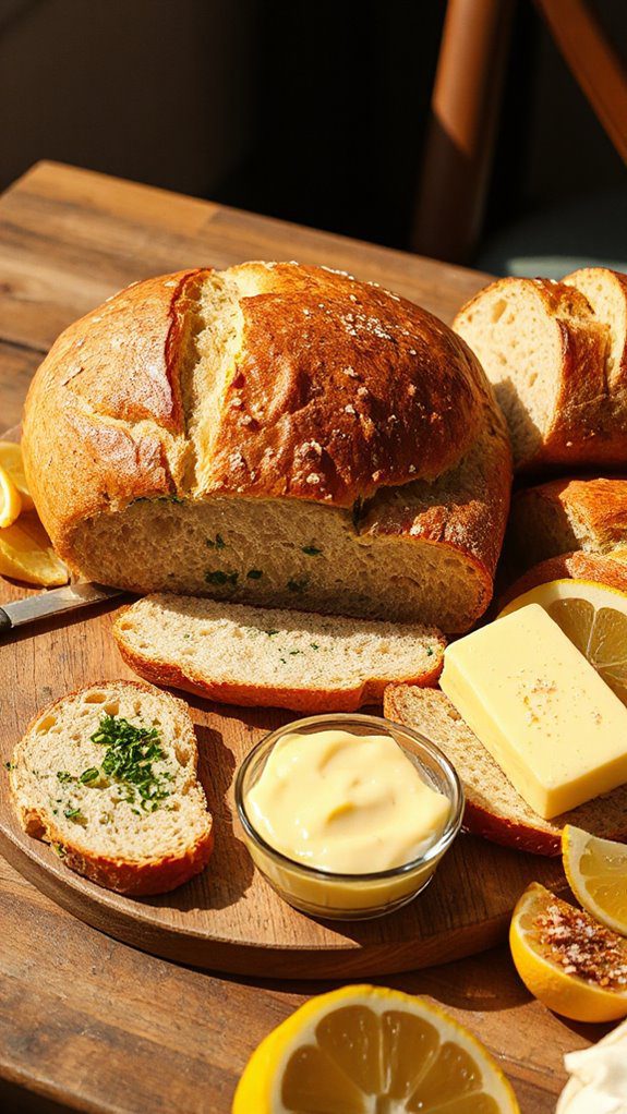 artisan bread and spreads