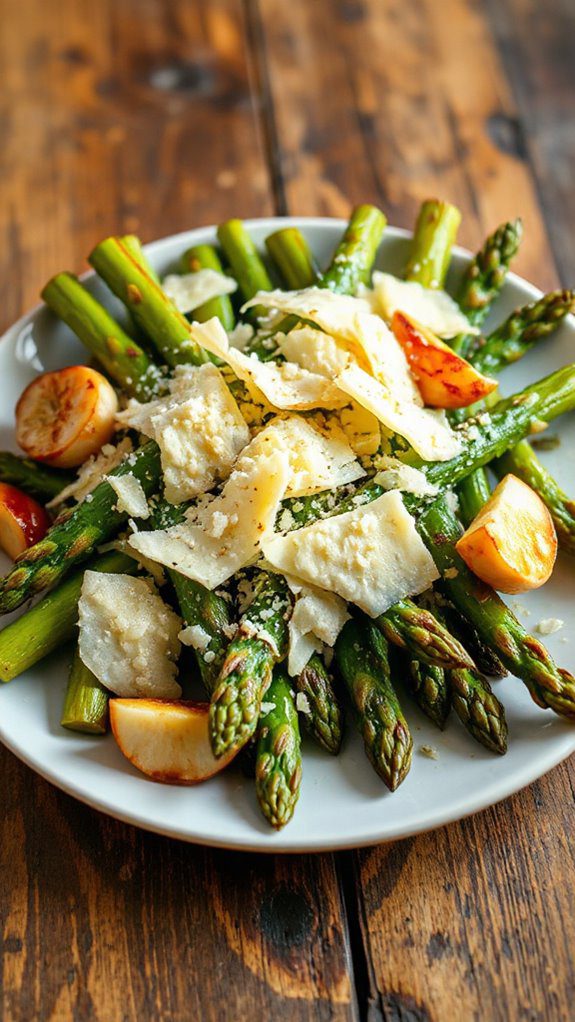 asparagus with garlic sauce asparagus with garlic sauce