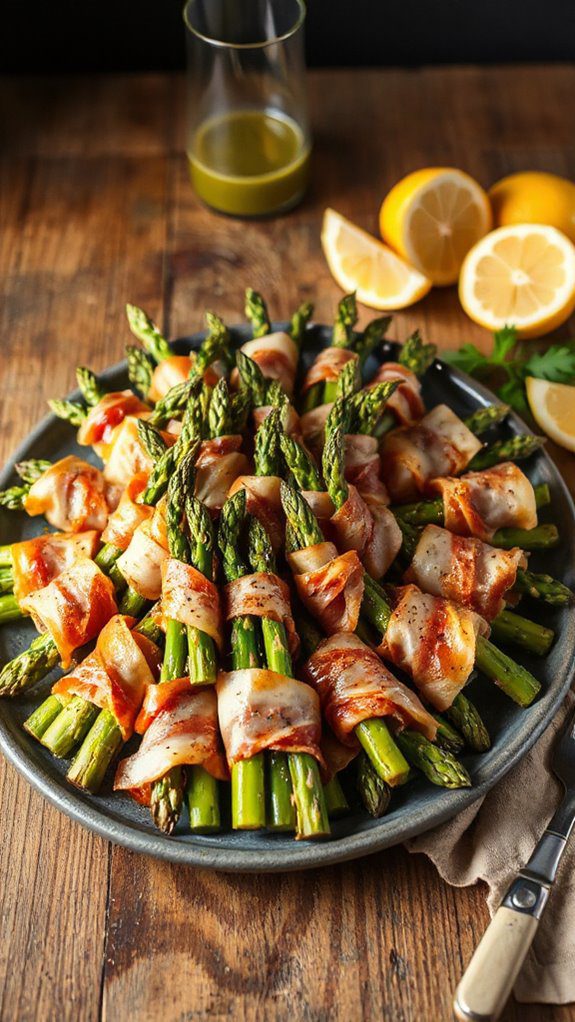 asparagus wrapped in prosciutto asparagus wrapped in prosciutto