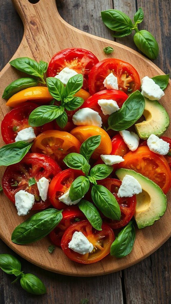 avocado caprese salad recipe