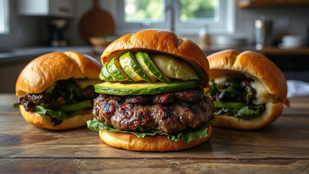 avocado infused burger delight avocado infused burger delight