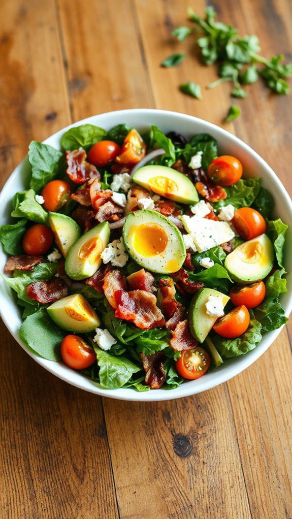 bacon and avocado salad