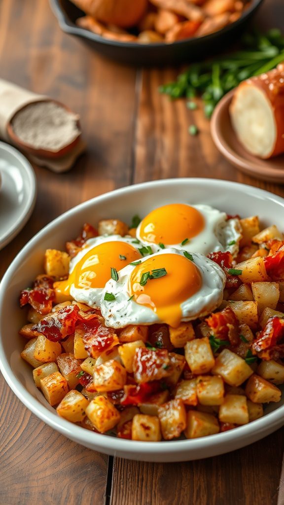 bacon and egg combination